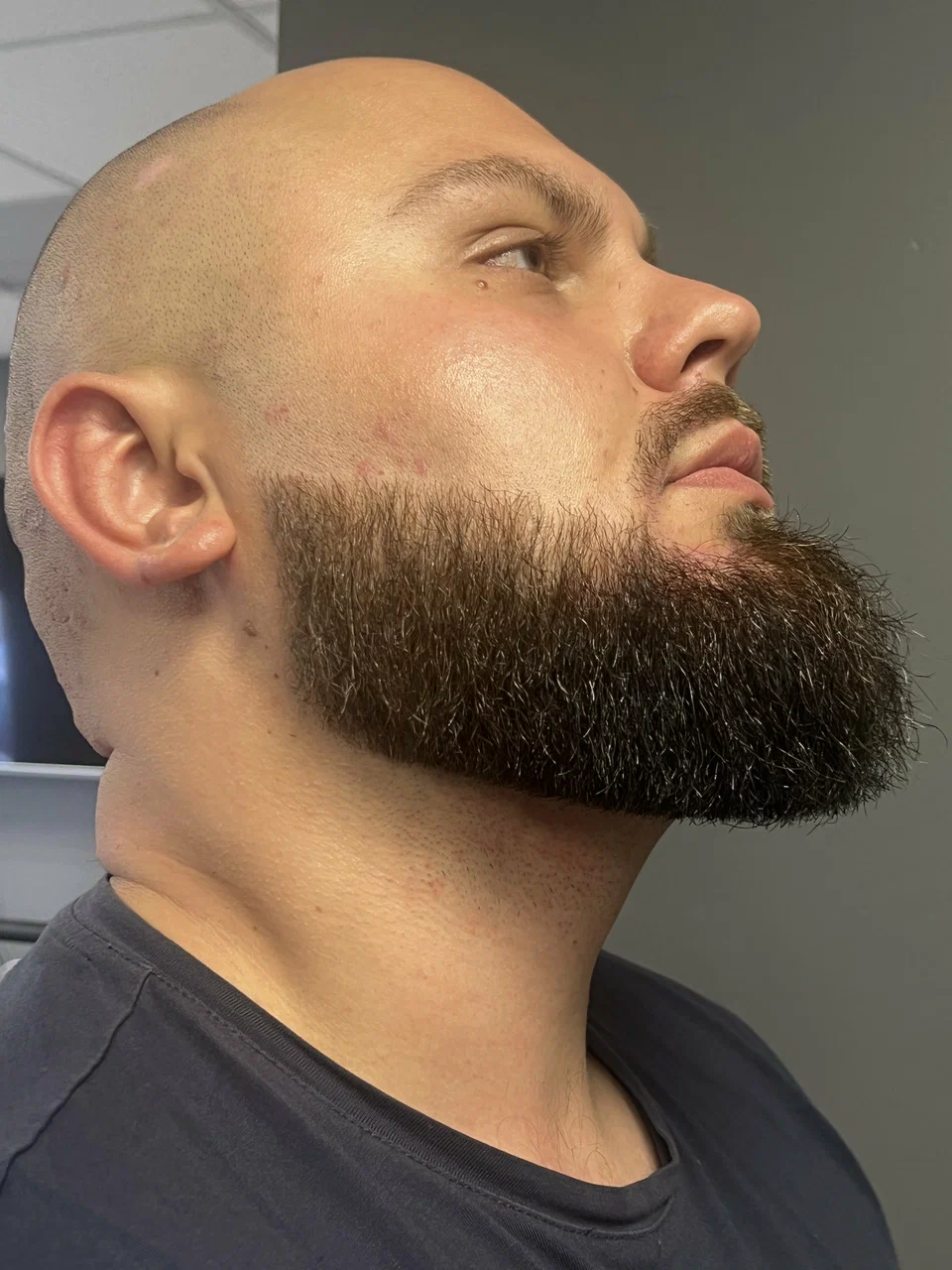 Кучерявые волосы с fade